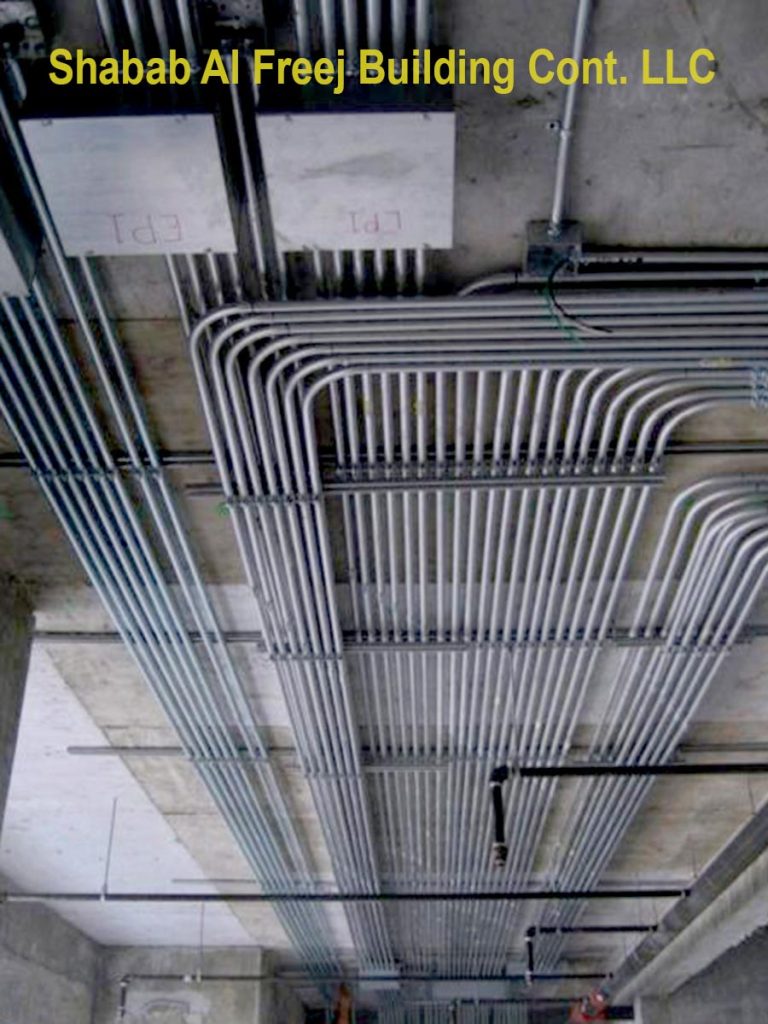 Electrical conduiting Services in Dubai & Sharjah